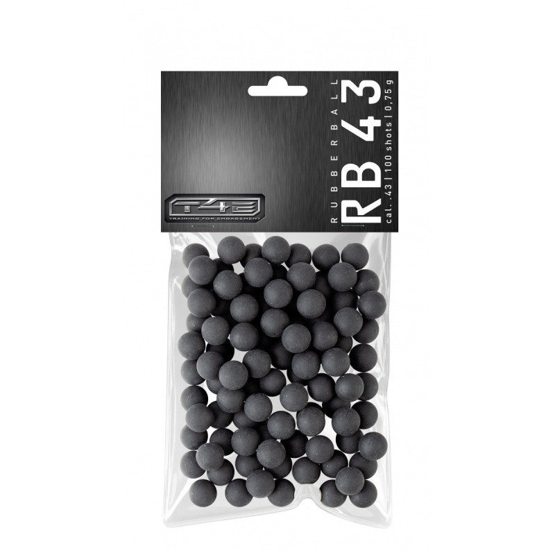 BILLES CAOUTCHOUC ENTRAINEMENT CAL  43 X100 - RB PRAC-SERIES